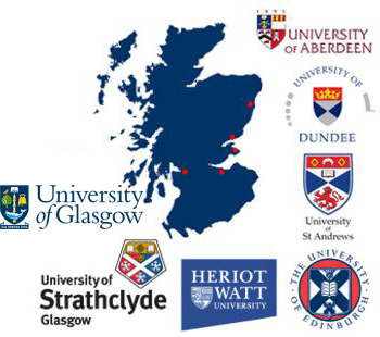 ScotCHEM universities map